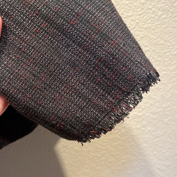 Ann Taylor LOFT Women’s Tweed Lined Zip Up Jacket Blazer Size 8 - Picture 7 of 10